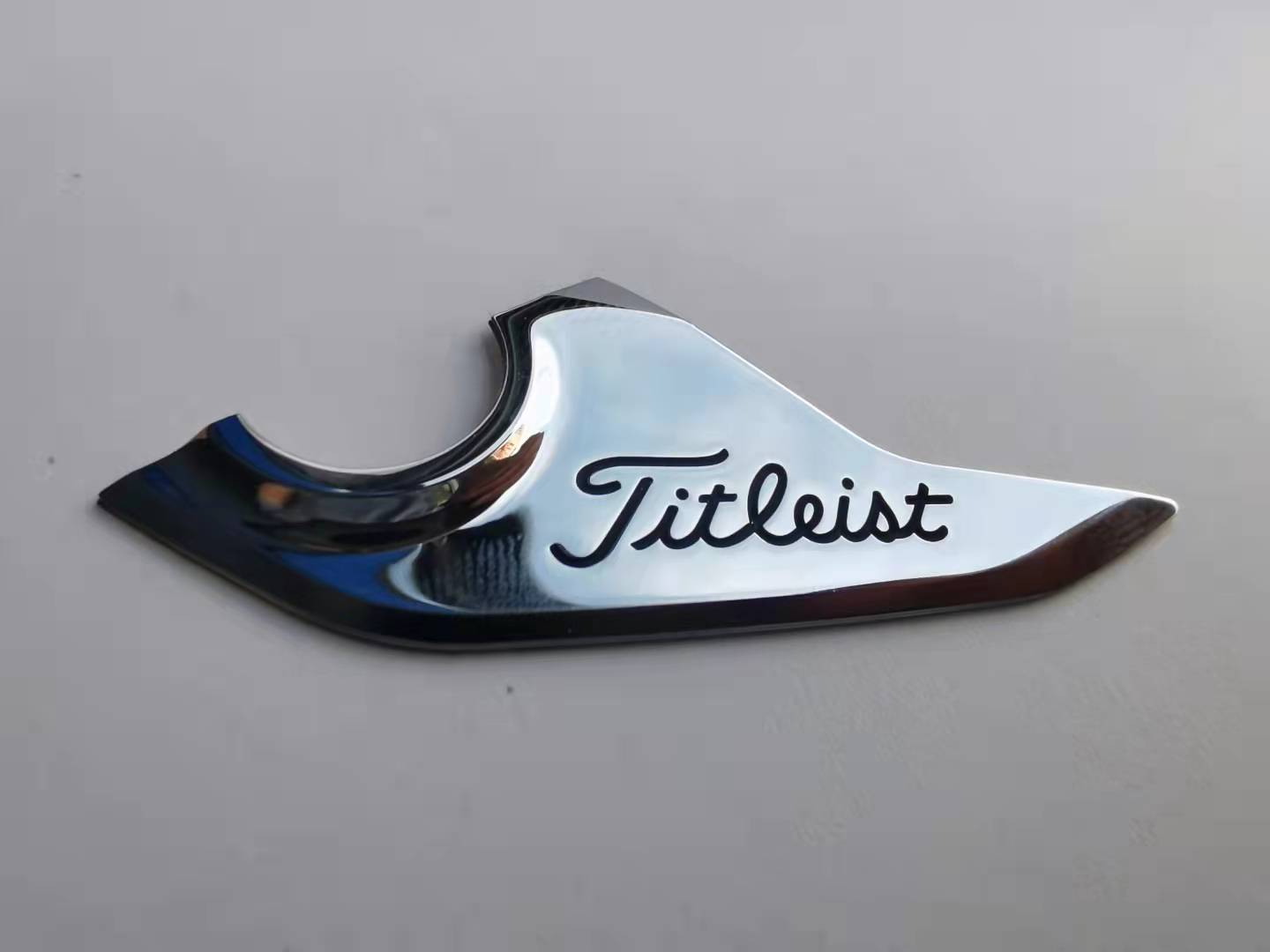 3D Thick metal Nickel logo Sticker